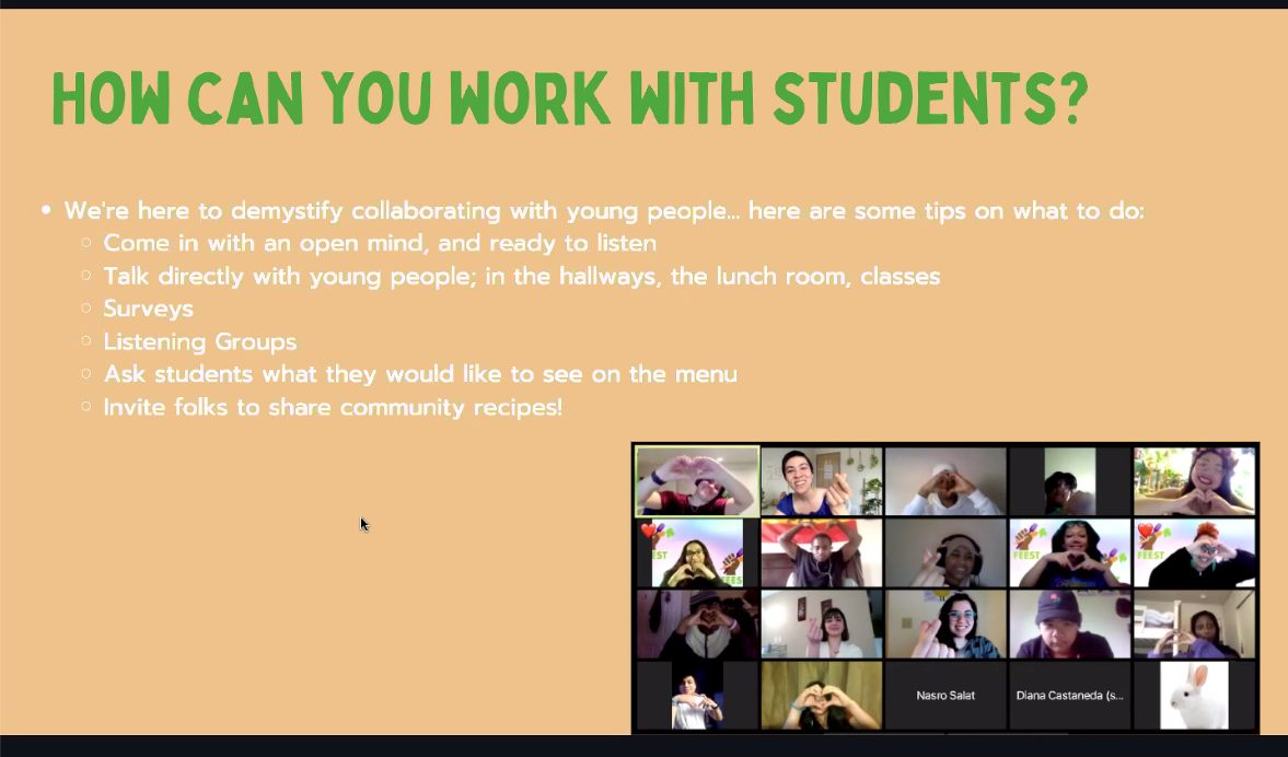 work directly with students